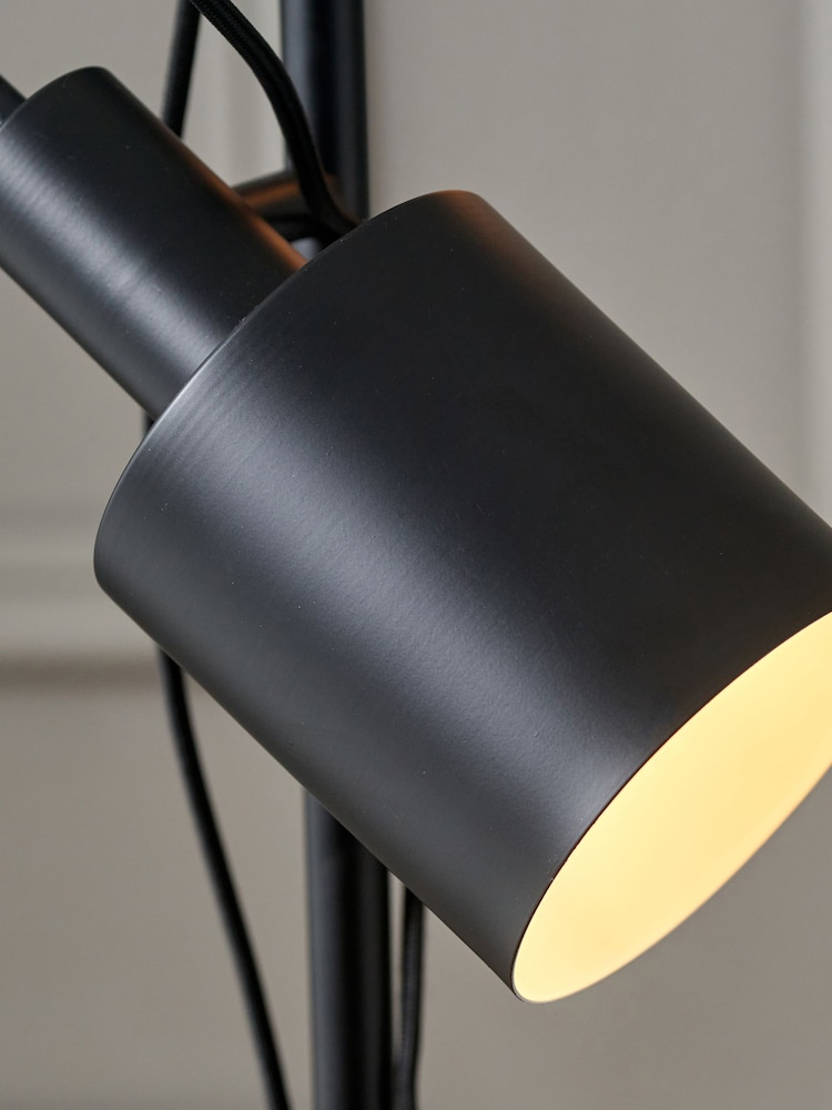 Pacific Black Aaron Metal Task Floor Lamp - Image 2 of 6