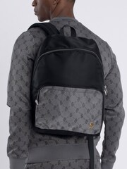 Luke 1977 Easton Print Back Pack Black Bag - Image 1 of 5