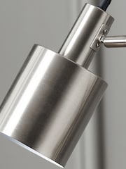 Pacific Silver Aaron Metal Task Floor Lamp - Image 2 of 6