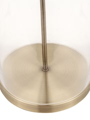 Pacific Brass Glass Cloche Table Lamp - Image 4 of 6