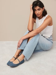 Denim modra - Črni čevlji Mary Jane Forever Comfort® - Slika 2 iz 8