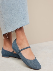 Denim modra - Črni čevlji Mary Jane Forever Comfort® - Slika 3 iz 8