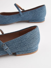 Denim modra - Črni čevlji Mary Jane Forever Comfort® - Slika 7 iz 8