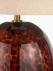 Pacific Brown Lucien Glass Tall Table Lamp - Image 5 of 6