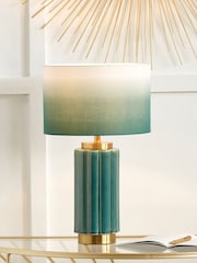 Pacific Green Lushan Ceramic Table Lamp - Image 1 of 6