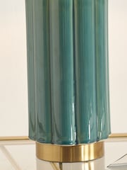 Pacific Green Lushan Ceramic Table Lamp - Image 3 of 6