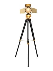 Pacific Gold Hereford Tripod Floor Lamp - Image 2 of 6