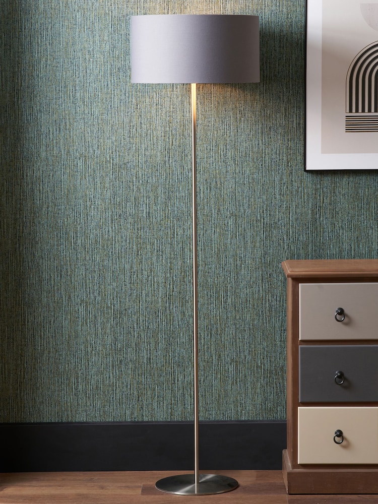 Pacific Silver Elin Floor Lamp - Image 1 of 5