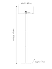 Pacific Silver Elin Floor Lamp - Image 5 of 5