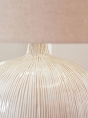 Pacific Natural Anneli Texture Ceramic Table Lamp - Image 5 of 6