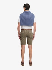 SUPERDRY Green Utility Chino Shorts - Image 3 of 8