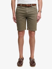 SUPERDRY Green Utility Chino Shorts - Image 5 of 8