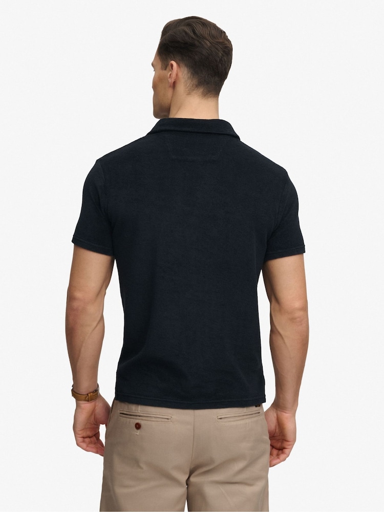 SUPERDRY Towelling Polo Shirt - Изображение 2 8