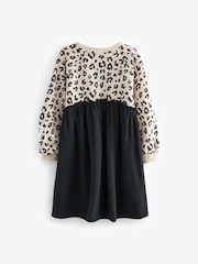 Neutral Animal Sweat Dress and Legging Set (3-16yrs) - Image 6 of 7