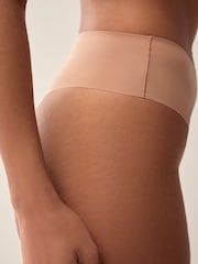 Črna/praline kožna barva/čokoladna - brez vidnega roba Comfort Knickers 3 Pack - Slika 7 iz 11