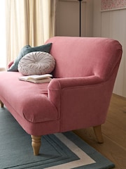 Laura Ashley Baron Chenille Old Rose Pink Clipsham Small 2 Seater Sofa - Image 3 of 8