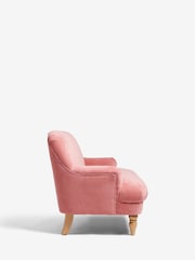 Laura Ashley Baron Chenille Old Rose Pink Clipsham Small 2 Seater Sofa - Image 5 of 8