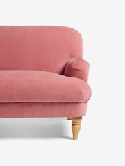 Laura Ashley Baron Chenille Old Rose Pink Clipsham Small 2 Seater Sofa - Image 7 of 8