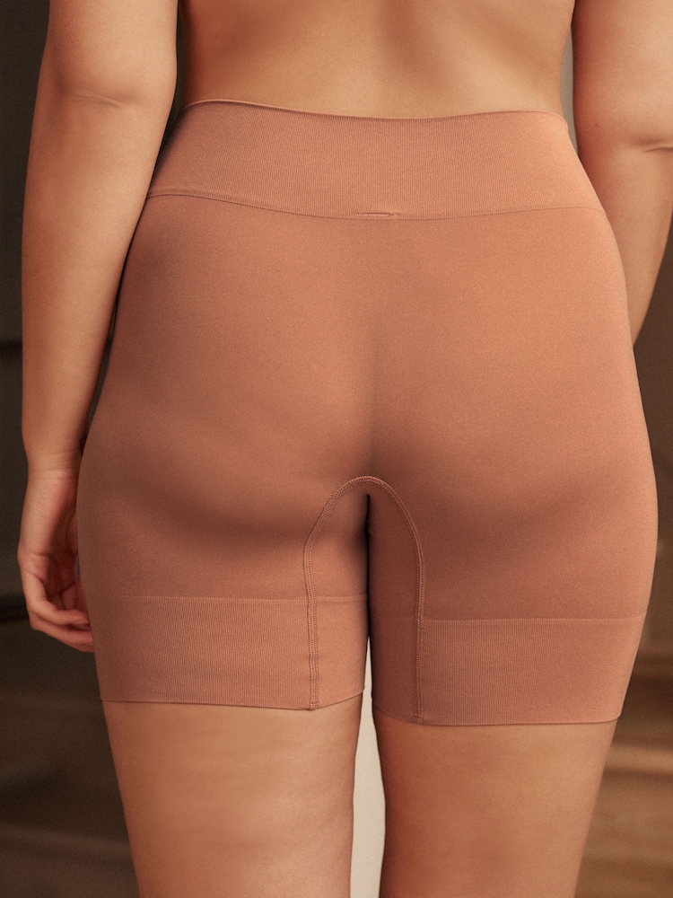 Tan Seamless Smoothing Anti-Chafe Shorts 2 Pack - Image 4 of 8
