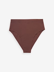 Black/Praline Nude/Chocolate Nude High Rise High Leg No VPL Comfort Knickers 3 Pack - Image 3 of 5