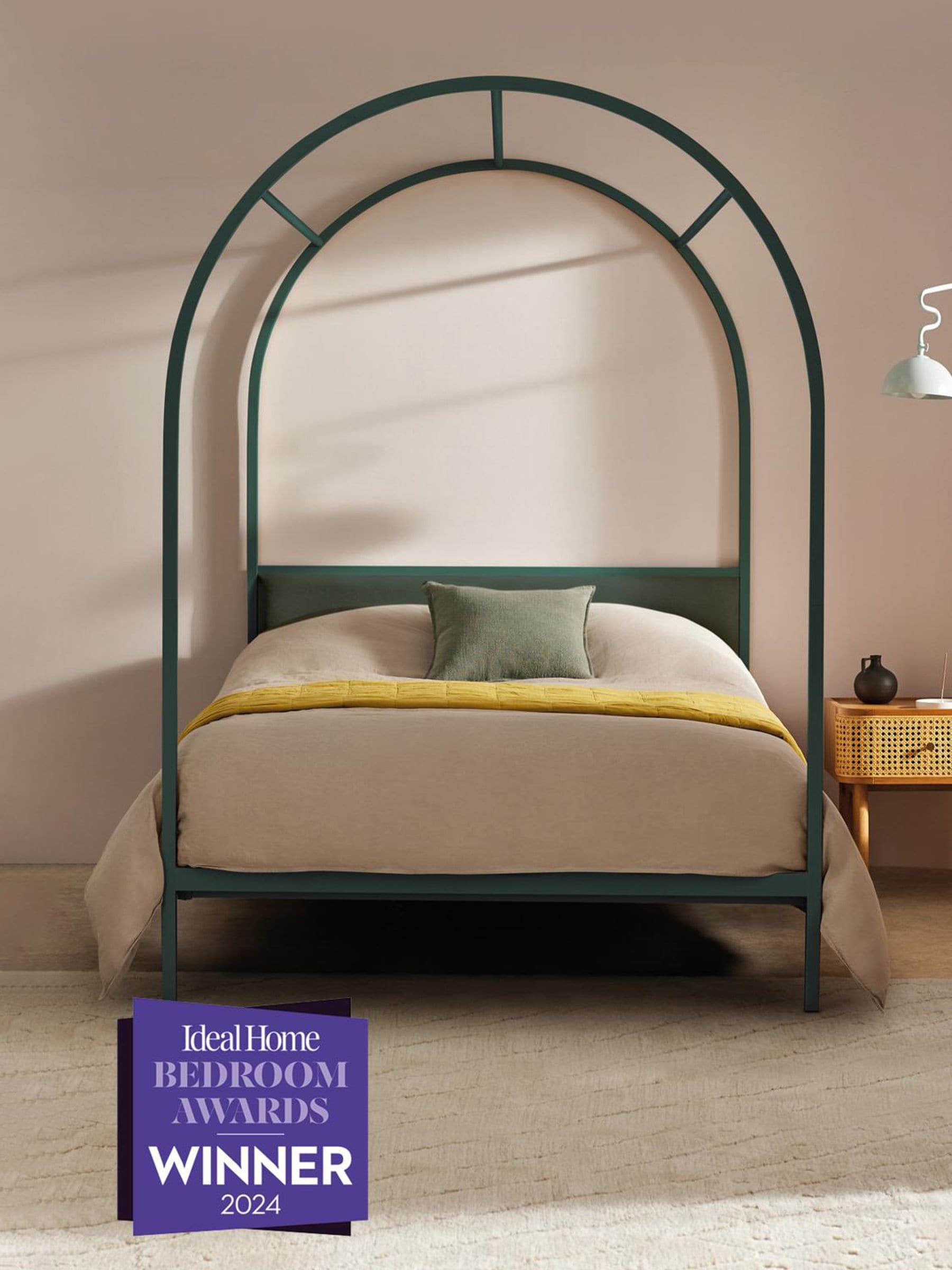 Buy MADE.COM Green Romy Four Poster Bed from the Next UK online shop
