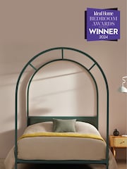 MADE.COM Green Romy Four Poster Bed - Image 1 of 2