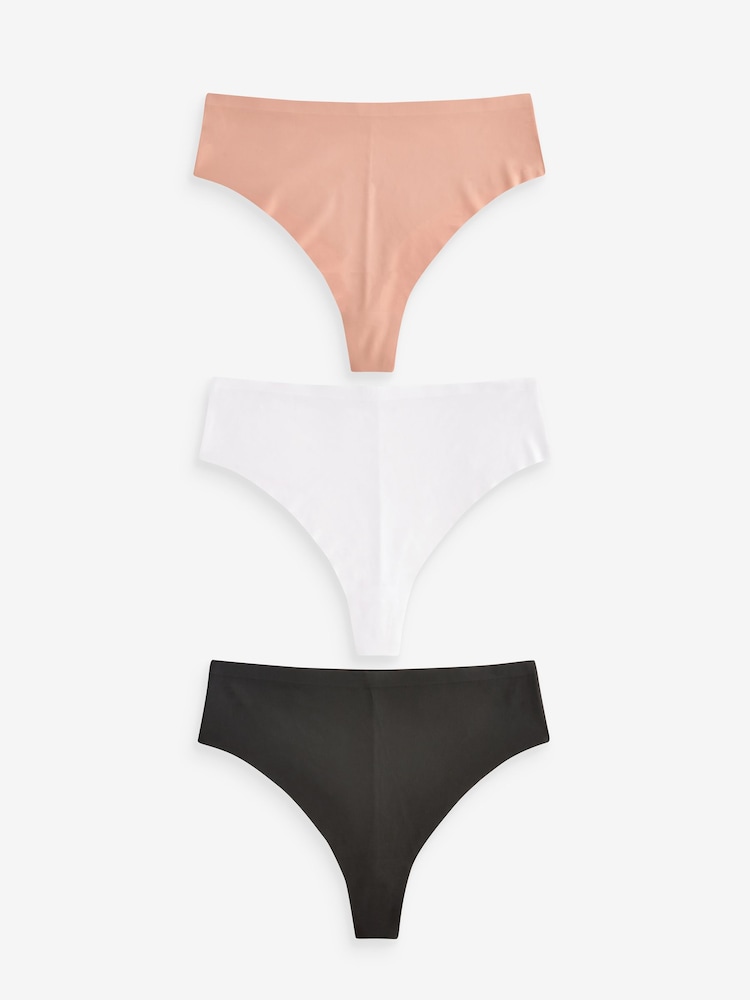 Preto/branco/praliné nu - Sem pacote VPL Comfort Knickers 3 - Imagem 1 de 4