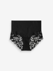 Black Shaping Seamless Lace Back Knickers - Image 6 of 6