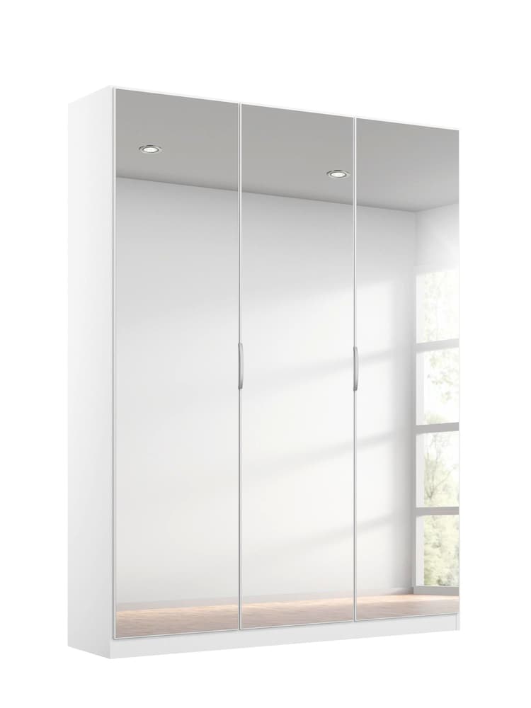 Rauch Alpine White Cameron Mirror Semi Fitted Triple Wardrobe - Image 2 of 3