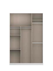 Rauch Textline Metal Wardrobe Accessories 136cm Laundry Divider Hanging Rail - Image 1 of 1