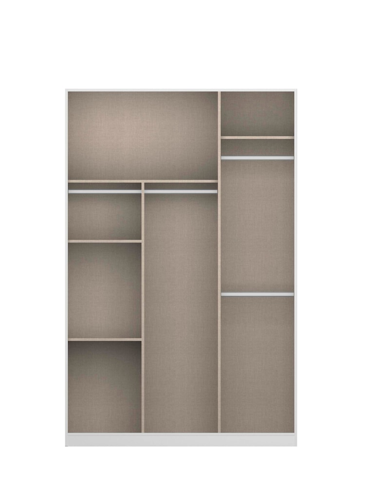 Rauch Textline Metal Wardrobe Accessories 136cm Laundry Divider Hanging Rail - Image 1 of 1