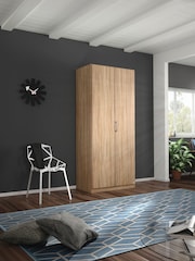 Rauch Sonoma Oak Cameron Wood Semi Fitted Double Wardrobe - Image 1 of 4