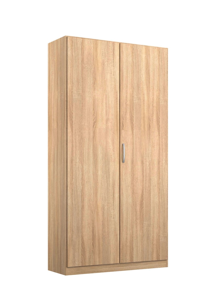 Rauch Sonoma Oak Cameron Wood Semi Fitted Double Wardrobe - Image 2 of 4