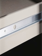 Rauch Alpine White Harburg 136cm Hinged 3 Door 4 Drawer Semi Fitted Wardrobe - Image 6 of 6