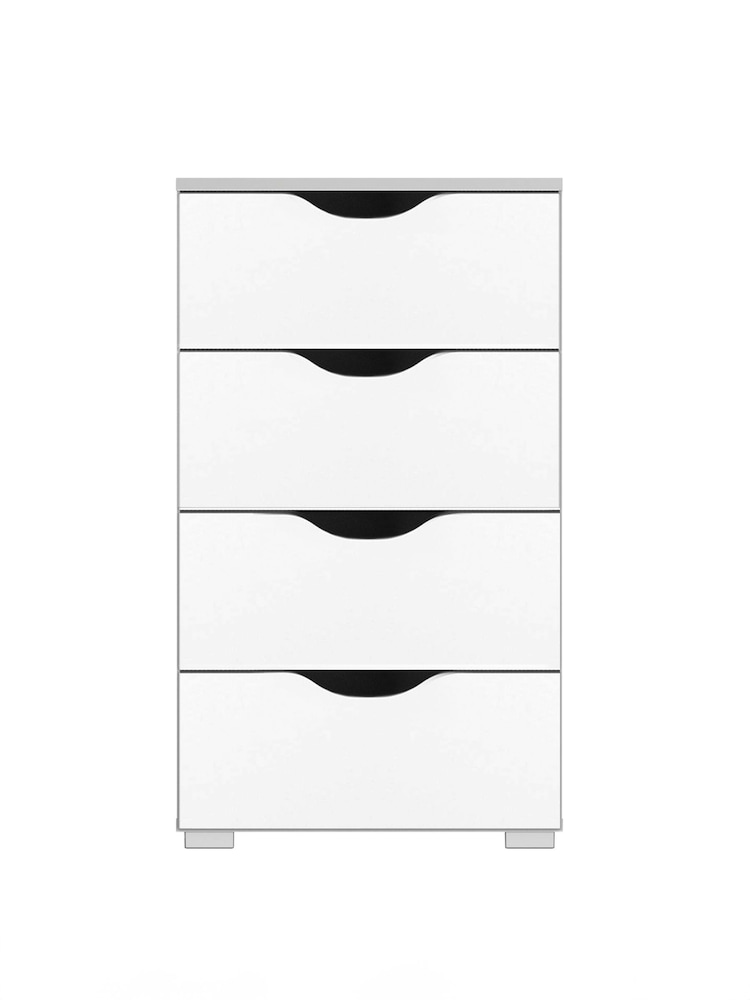 Rauch White/Grey Arnstein Balance Chest of 4 Drawer Drawers - Image 2 of 3