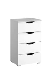 Rauch White/Grey Arnstein Balance Chest of 4 Drawer Drawers - Image 3 of 3