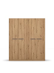 Rauch Artisan Oak Amodi Wood 4 Door Semi Fitted Wardrobe - Image 2 of 6