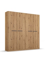 Rauch Artisan Oak Amodi Wood 4 Door Semi Fitted Wardrobe - Image 3 of 6