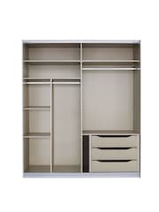 Rauch Textline Wardrobe Accessories 181cm Shelf Laundry Divider Drawer - Image 1 of 1