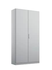 Rauch Silk Grey Cameron Wood Semi Double Fitted Wardrobe - Image 2 of 4