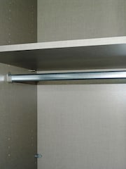 Rauch Metal Wardrobe Accessories 90cm Clothes Hanging Rail - Image 1 of 2