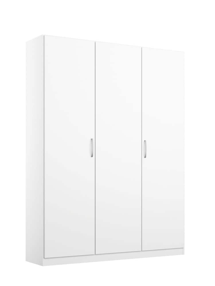 Rauch Alpine White Cameron Wood Semi Fitted Triple Wardrobe - Image 2 of 3