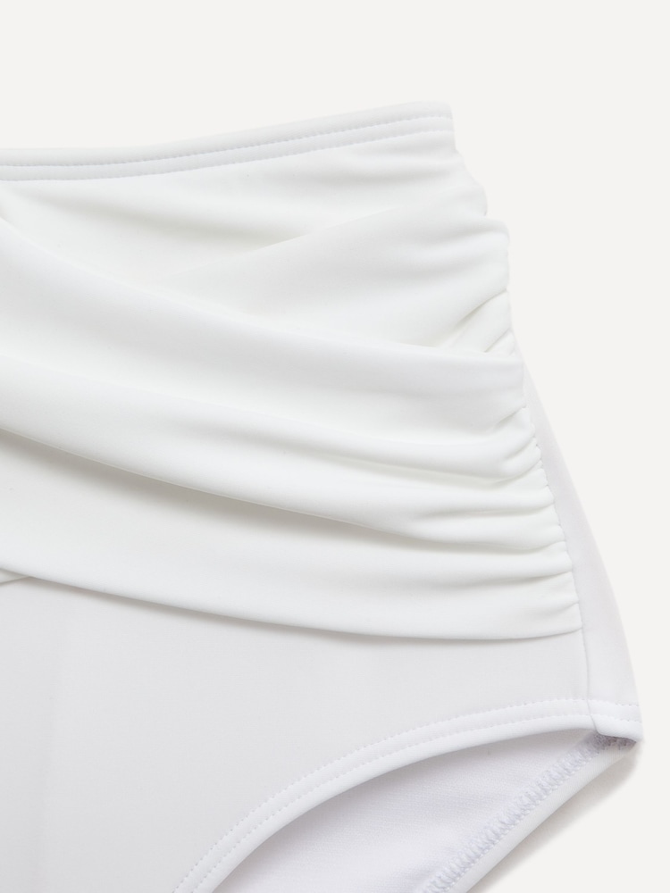Linzi White Palma Bandeau Halter Neck High Rise Bikini - Image 5 of 5 Linzi White Palma Bandeau Halter Neck High Rise Bikini - Image 5 of 5