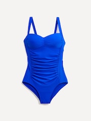 Linzi Blue Miami Tummy Control Ruched Swimsuit - Image 3 of 5