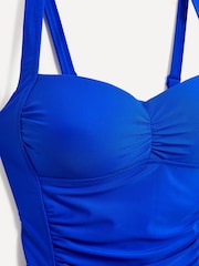 Linzi Blue Miami Tummy Control Ruched Swimsuit - Image 4 of 5