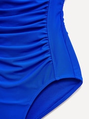 Linzi Blue Miami Tummy Control Ruched Swimsuit - Image 5 of 5