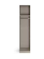 Rauch Silk Grey Cameron Wood and Mirror Semi Double Fitted Wardrobe - Image 3 of 4