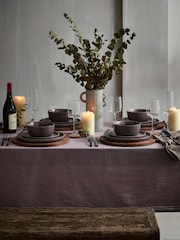 Set of 4 Smoke Grey Angular Wine Glasses - Image 4 of 5