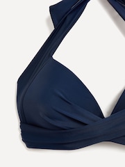Linzi Navy Amalfi Moulded Cup High Waist Bikini Set - Image 5 of 6