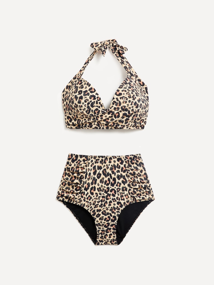 Linzi Animal Amalfi Moulded Cup High Waist Bikini Set - Image 2 of 4 Linzi Animal Amalfi Moulded Cup High Waist Bikini Set - Image 2 of 4